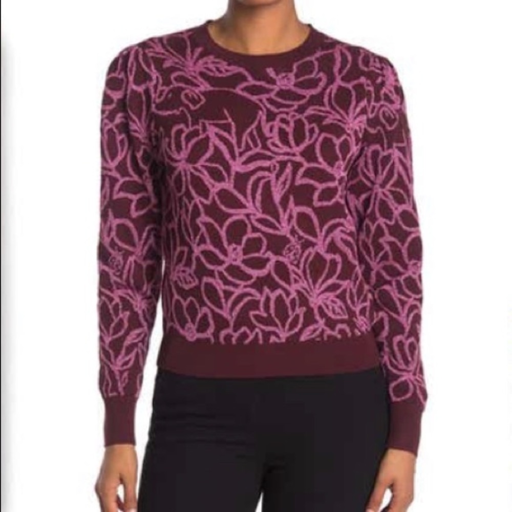 Kate Spade Scribble Flora Sweater